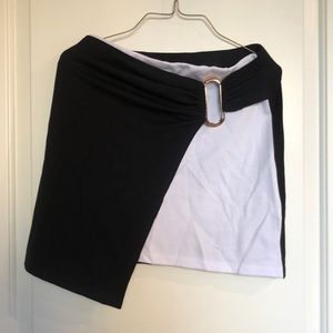 Asymmetrical Work Skirt